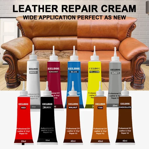 5x Vinyl Repair Kit for Furniture, Leather Repair Gel Sofa Car Seat Leather  Bag