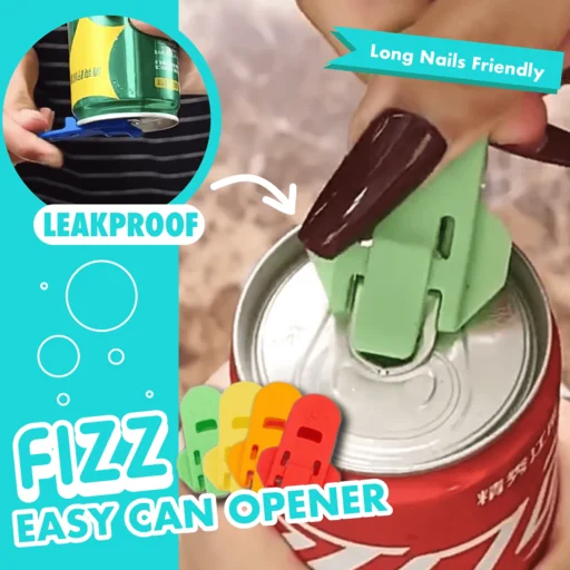 Manual Easy Can Opener, 6Pcs Color Soda Can Opener Beverage Can