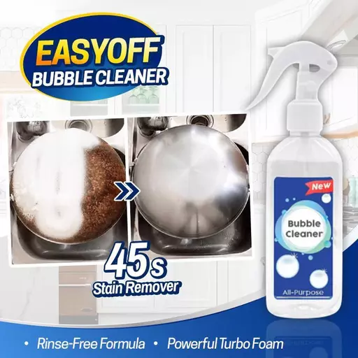 Powerful Rinse-free Bubble Cleaner Degreasing Cleaning Spray Powerful Stain  Removal Foam Cleaner For Kitchen And Bathroom Use