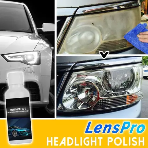 Lens Pro Headlight Polish Spray Headlight Renewal Polish Car Repair Fluid  Lens Pro Advanced Headlight Repair Polish Spray Innovative Car Headlight
