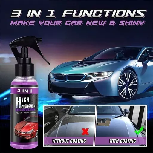 High Protection Quick Coating Spray 3 In 1 Car Paint Repair 500g Waterless  Car Wash Easy Repair Paint Scratches Water Spots - AliExpress