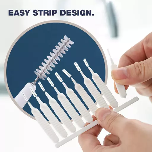 Micro Nylon Brush Bathroom Shower Head Anti-clogging Cleaning