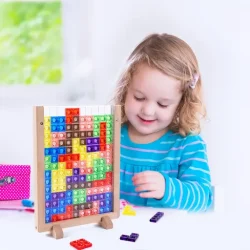 Building Blocks Board Tangram Math Kids Children Educational Toys