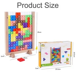 Building Blocks Board Tangram Math Kids Children Educational Toys