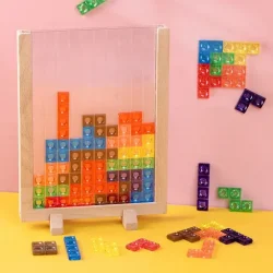 Building Blocks Board Tangram Math Kids Children Educational Toys