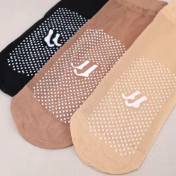 Invisible Slip-Resistant Crystal Silk Socks