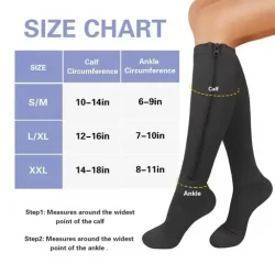 Medical Zipper Compression Socks