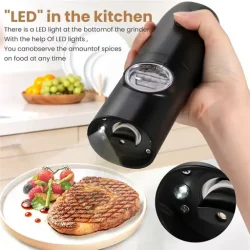 Rechargeable Electric Salt and Pepper Grinder