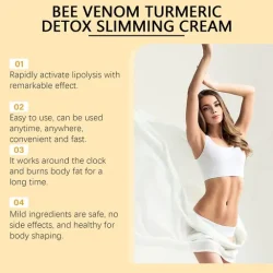 HOUKEA Bee Venom Turmeric Detox Slimming Cream