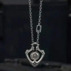 Mechanical Rotating Gear Vintage Necklace