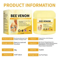 Bee Venom Advanced Joint and Bone Therapy Cream