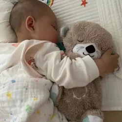 Breathing Bear Baby Soothing Otter Plush Doll Toy