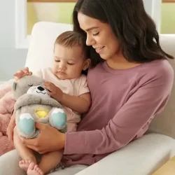 Breathing Bear Baby Soothing Otter Plush Doll Toy