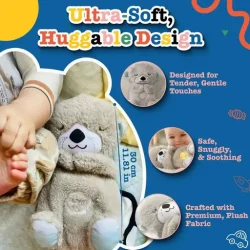 Breathing Bear Baby Soothing Otter Plush Doll Toy