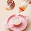 Baby Silicone Squeeze Feeding Bottle with Spoon